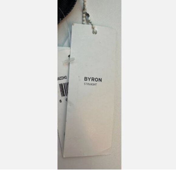 Hudson BYRON Size W32 L34 Straight Stretch Men's Jeans Dark Blue New - Picture 14 of 15